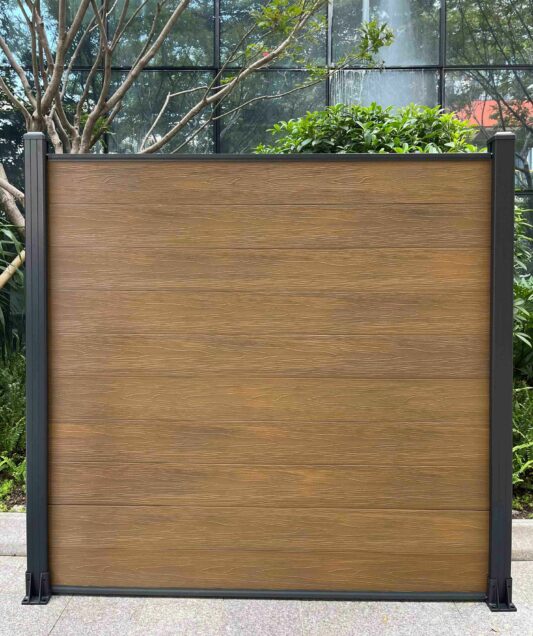 Composiet schutting teak - Afbeelding 2